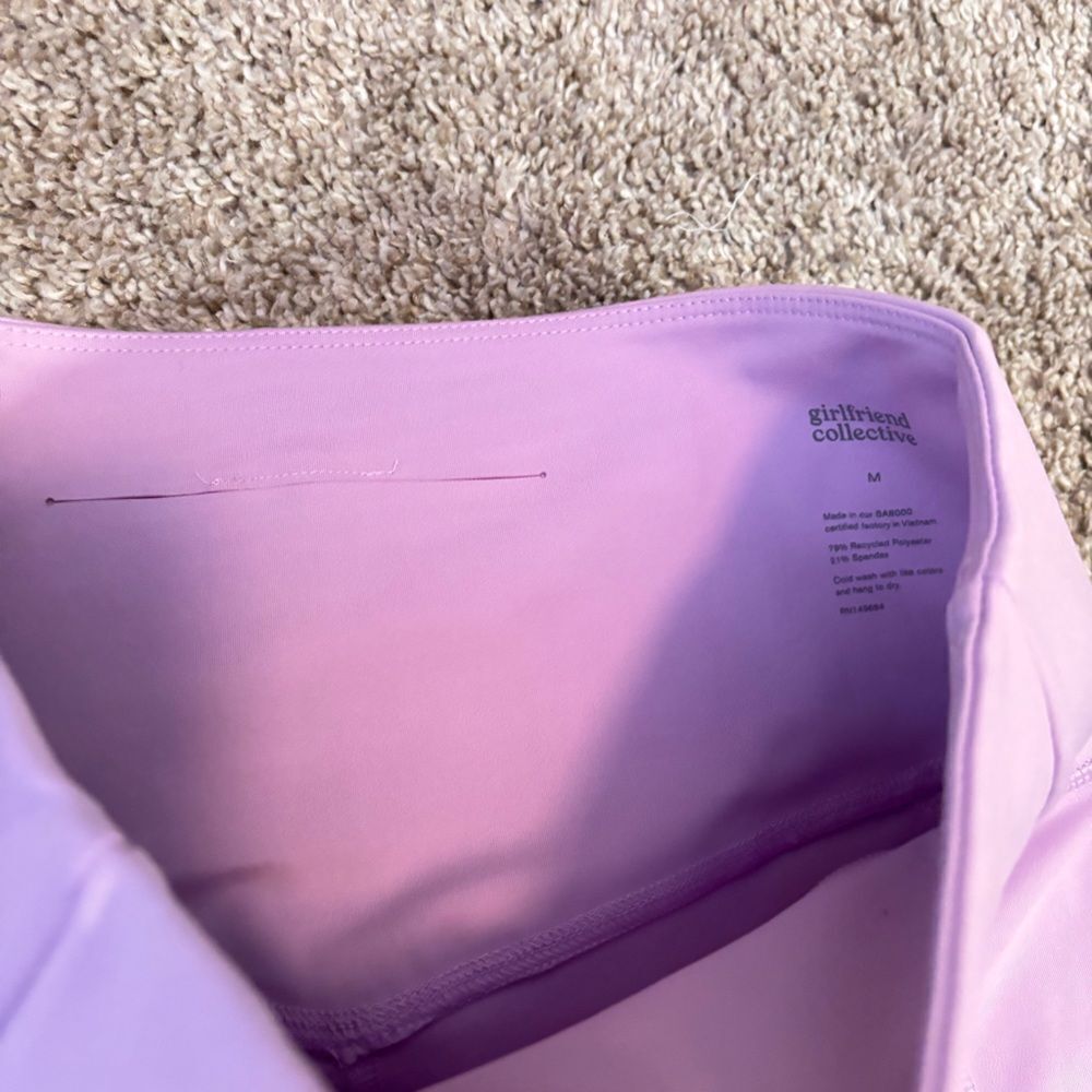Girlfriend Collective leggings lavender light purple size medium - Picture 4 of 5
